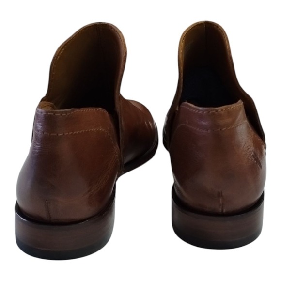 Frye Womens Boots 7.5 Elyssa Shootie Ankle Booties Caramel Leather Boho Neutral - Picture 5 of 6